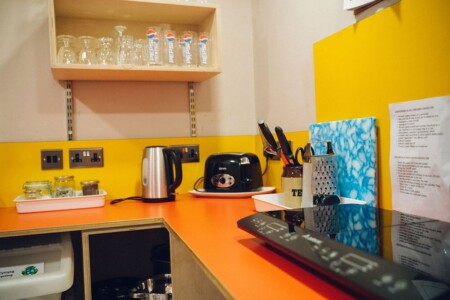 Well equipped communal kitchen for self-catering holidays